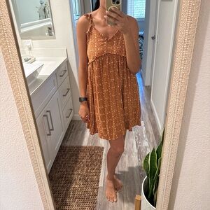 Patrons of Peace Brown Mini Dress